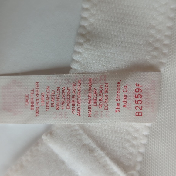 Back Less by Smoothie Strapless Lace Floral Underwire Corset Style Bra 38C White - Picture 10 of 16